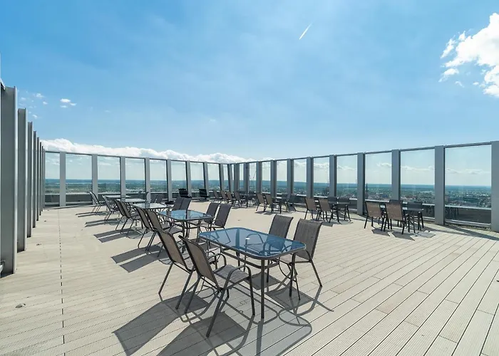 Apartman Comfy 20th Floor Hanza Tower - Sauna & Pool